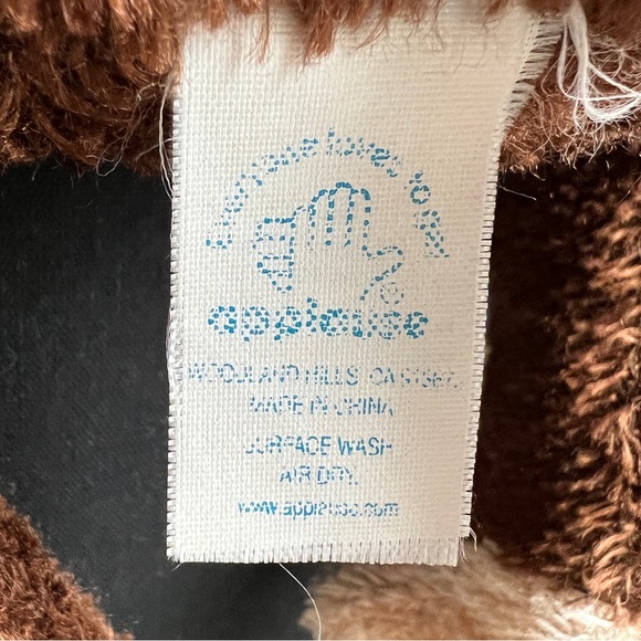 Vintage Applause Eyelash Hair Long Limbs and Tail Monkey Plush Stuffed Animal - Picture 10 of 11